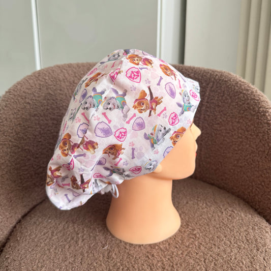 White Paw Patrol Elastic Scrub Hat