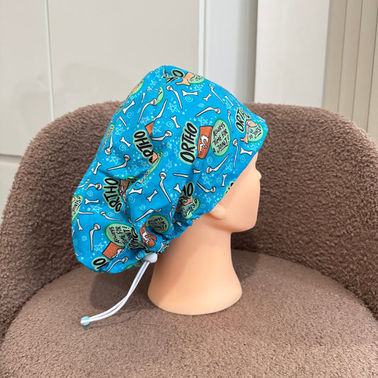 Blue Orthopaedics Toggle Scrub Hat