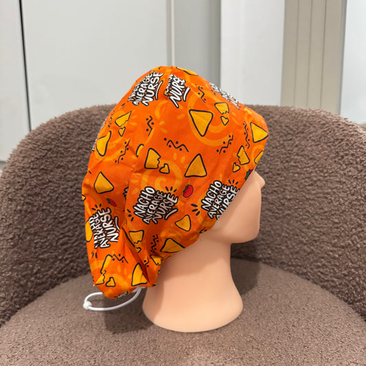 Nacho Average Nurse Orange Toggle Scrub Hat