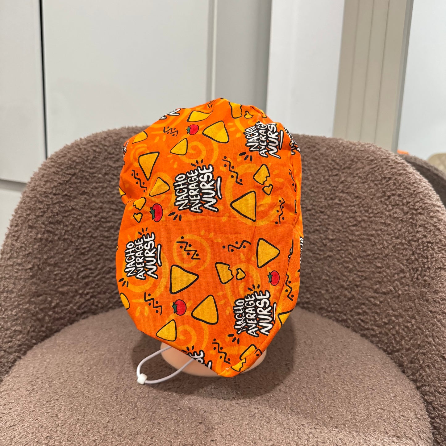 Nacho Average Nurse Orange Toggle Scrub Hat
