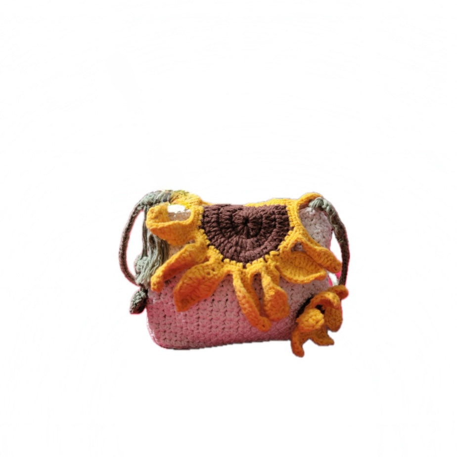 Sunflower Cream Crossbody Bag